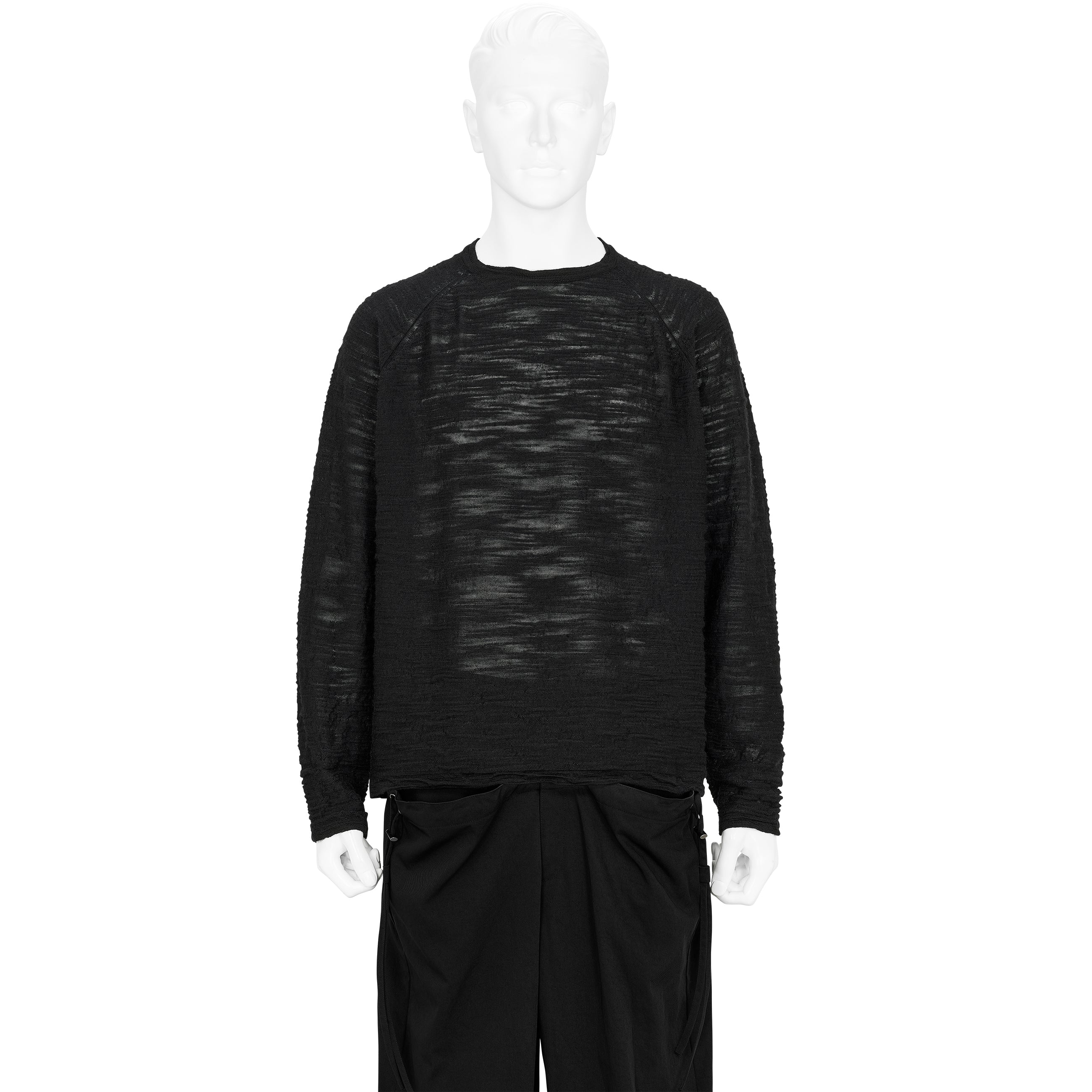 VALIO KNITTED LONGSLEEVE SHUNGITE BLACK