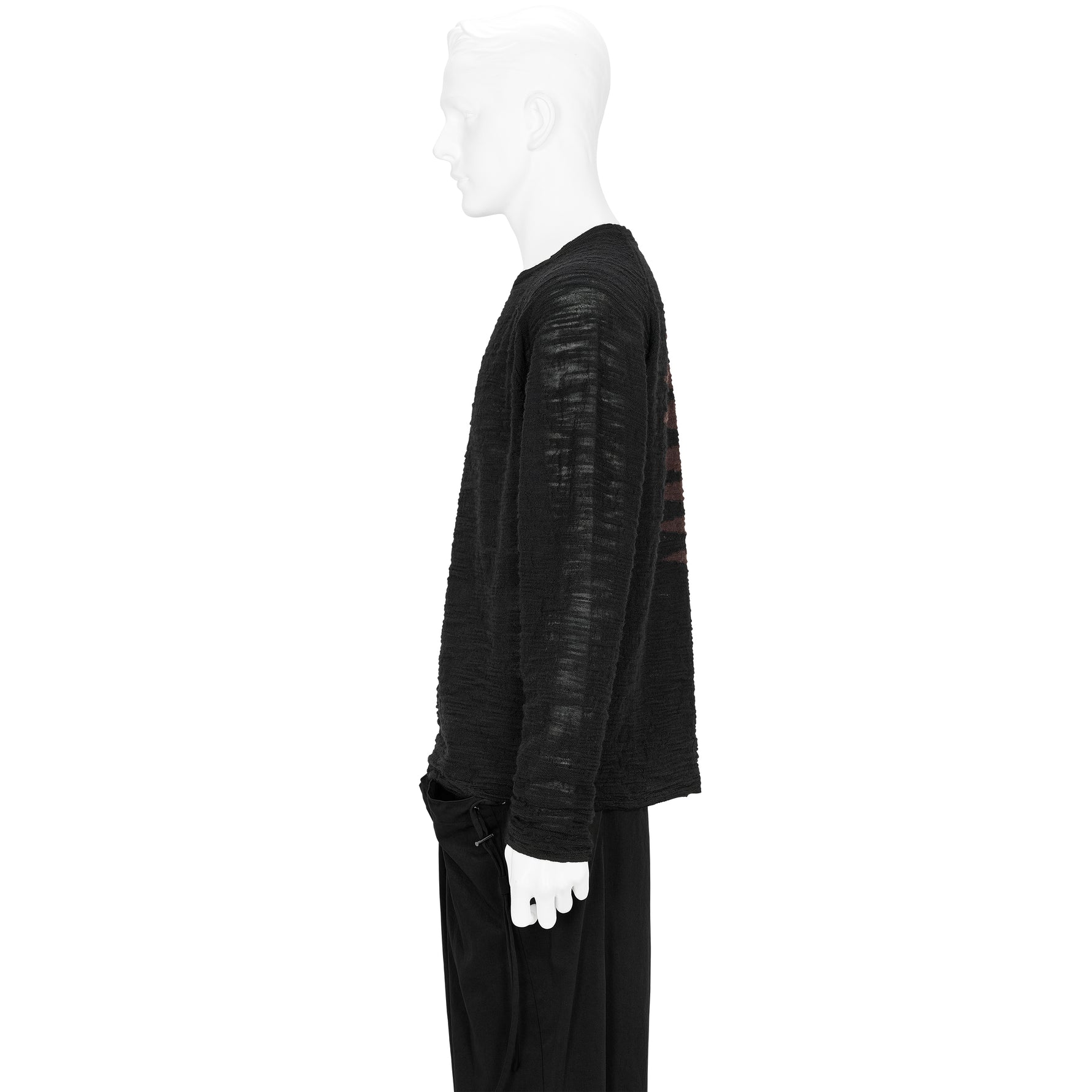 VALIO KNITTED LONGSLEEVE SHUNGITE BLACK