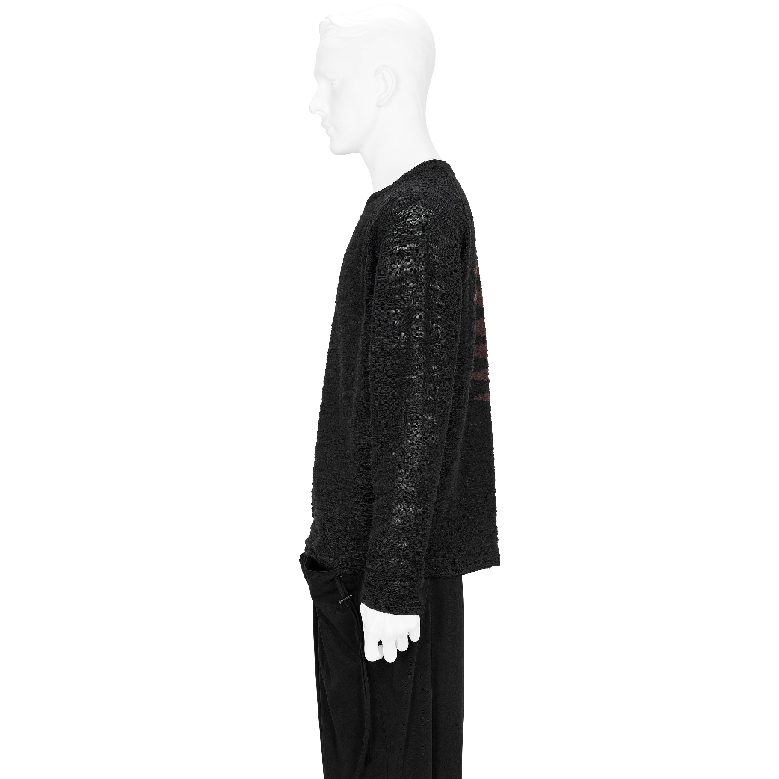 VALIO KNITTED LONGSLEEVE SHUNGITE BLACK
