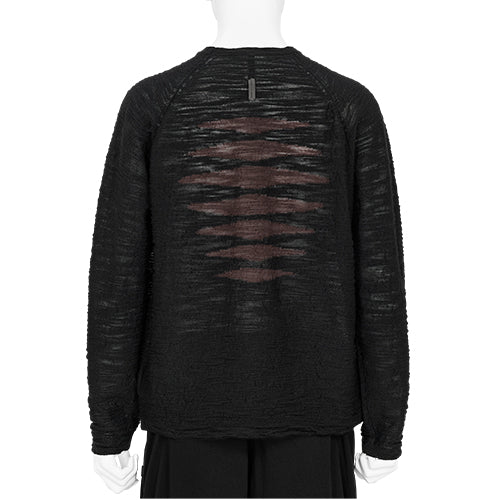 MEDITER KNITTED LONGSLEEVE SHUNGITE BLACK - _J.L - A.L_(ジェイラル