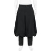FULLING POLYESTER PANTS BLACK