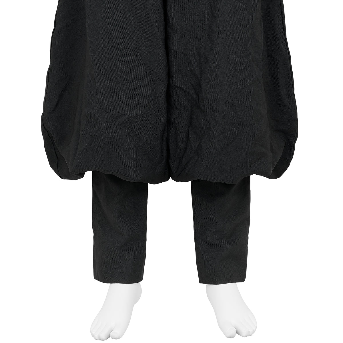 FULLING POLYESTER PANTS BLACK