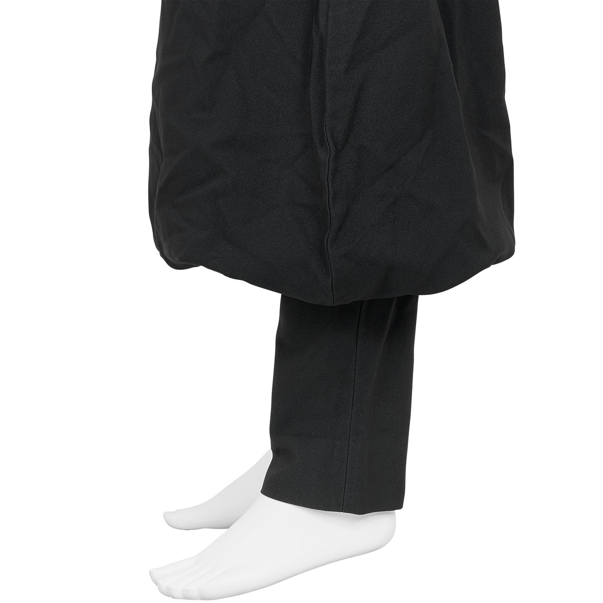 FULLING POLYESTER PANTS BLACK