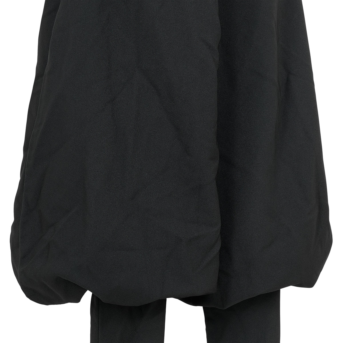 FULLING POLYESTER PANTS BLACK