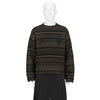 FAIR ISLE CREST CREWNECK KNIT BROWN