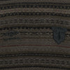 FAIR ISLE CREST CREWNECK KNIT BROWN