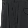 FAKE LAYER WOOL PANTS BLACK