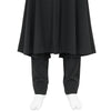FAKE LAYER WOOL PANTS BLACK