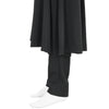 FAKE LAYER WOOL PANTS BLACK