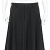 FAKE LAYER WOOL PANTS BLACK