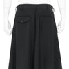 FAKE LAYER WOOL PANTS BLACK