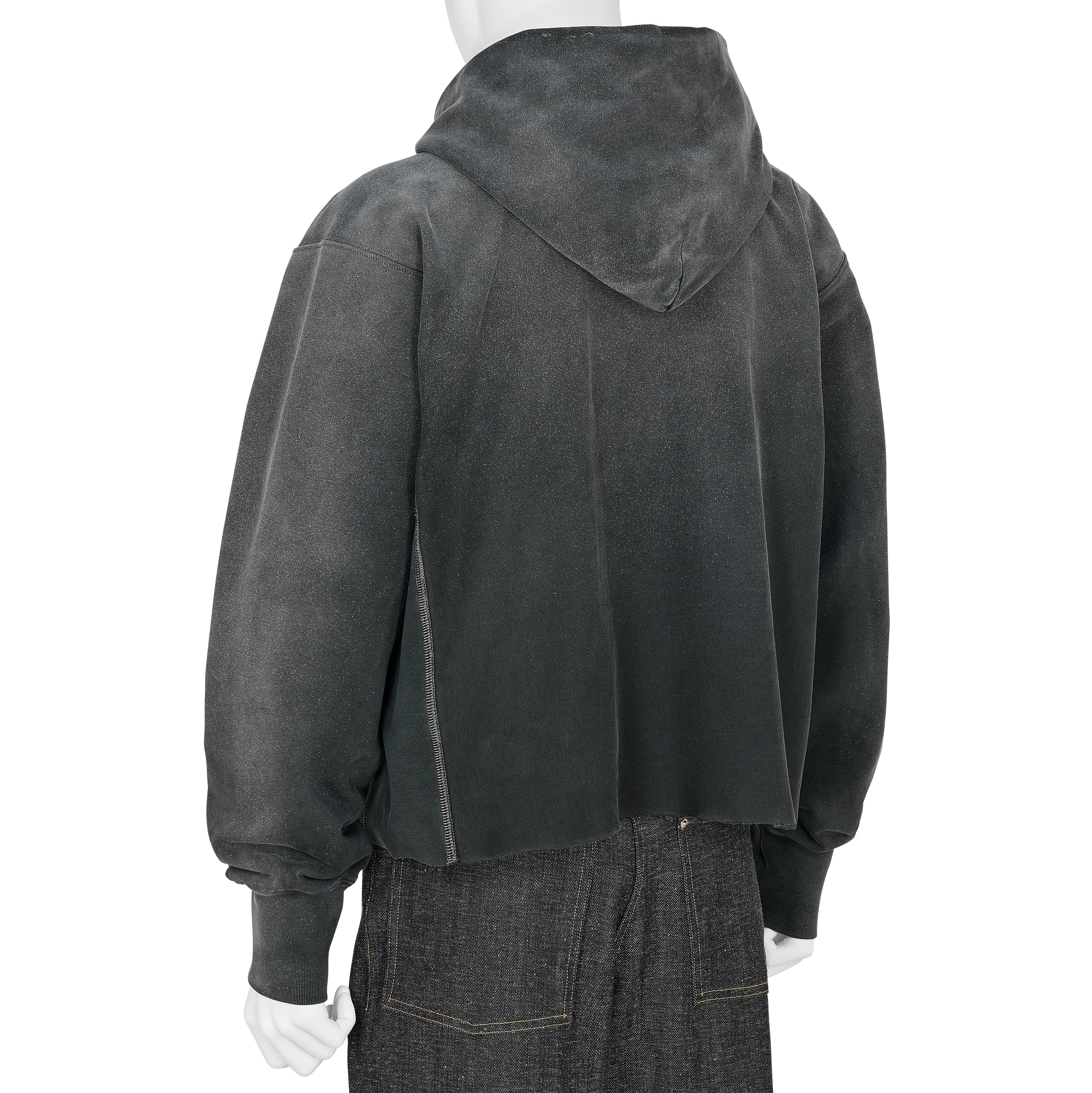 EMBROIDERY LOGO HOODY BLACK