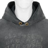 EMBROIDERY LOGO HOODY BLACK