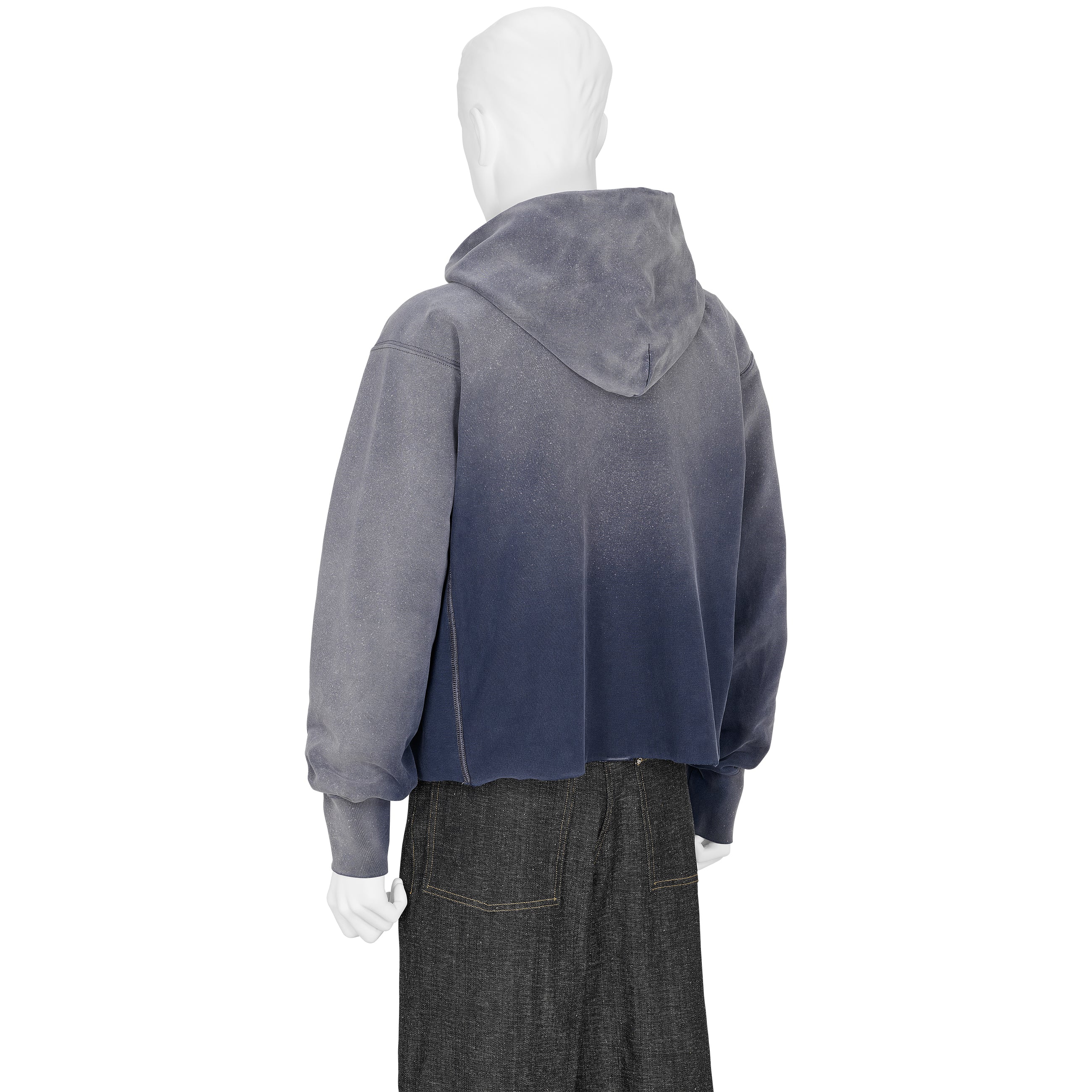 EMBROIDERY LOGO HOODY BLUE PURPLE