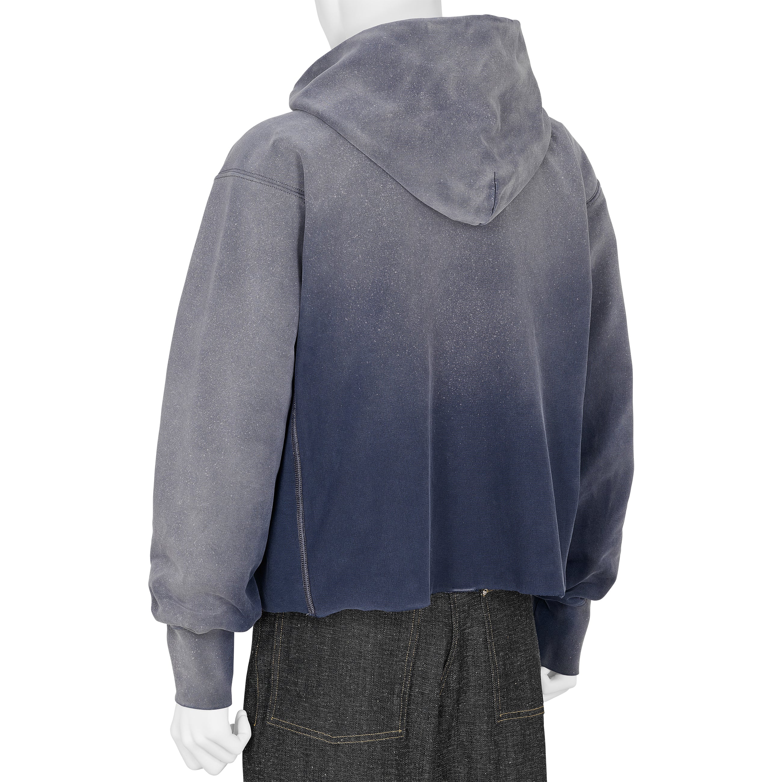 EMBROIDERY LOGO HOODY BLUE PURPLE