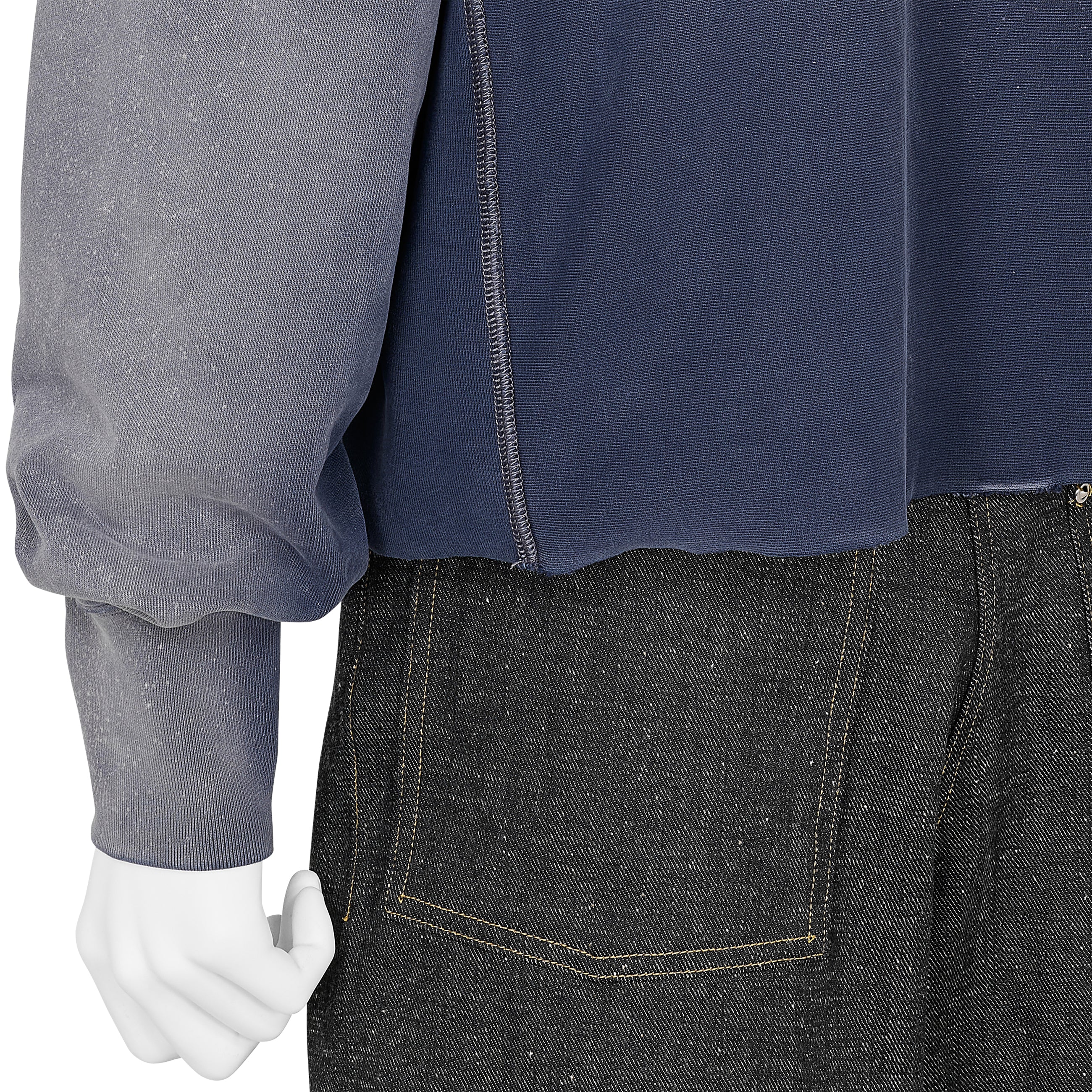 EMBROIDERY LOGO HOODY BLUE PURPLE