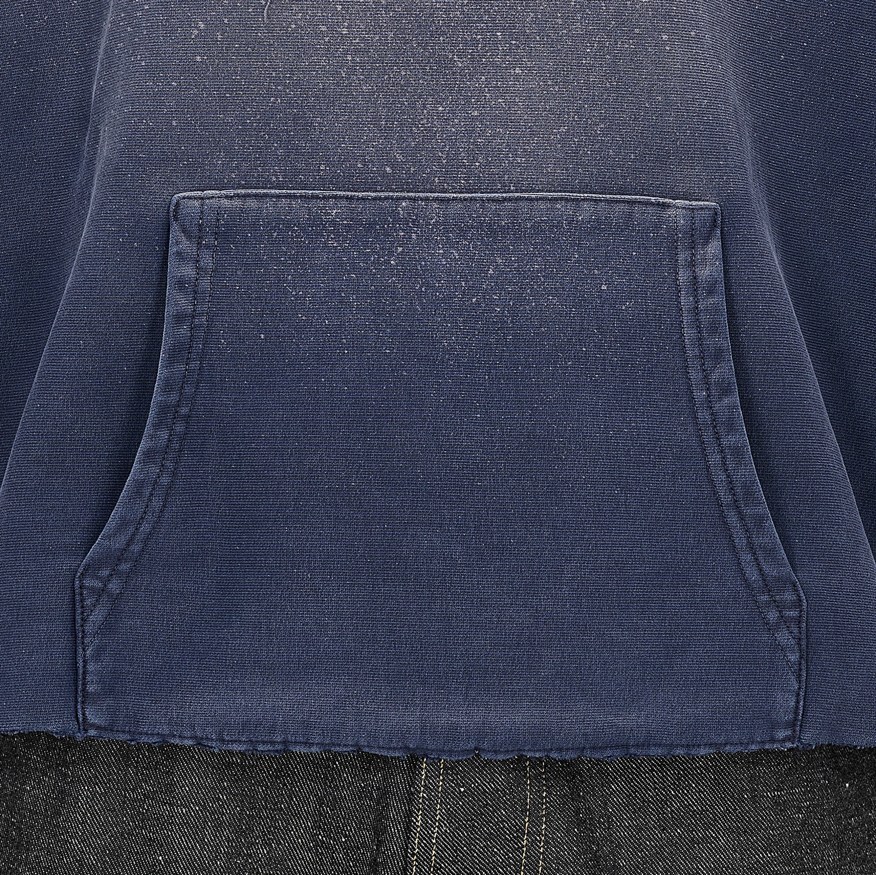 EMBROIDERY LOGO HOODY BLUE PURPLE