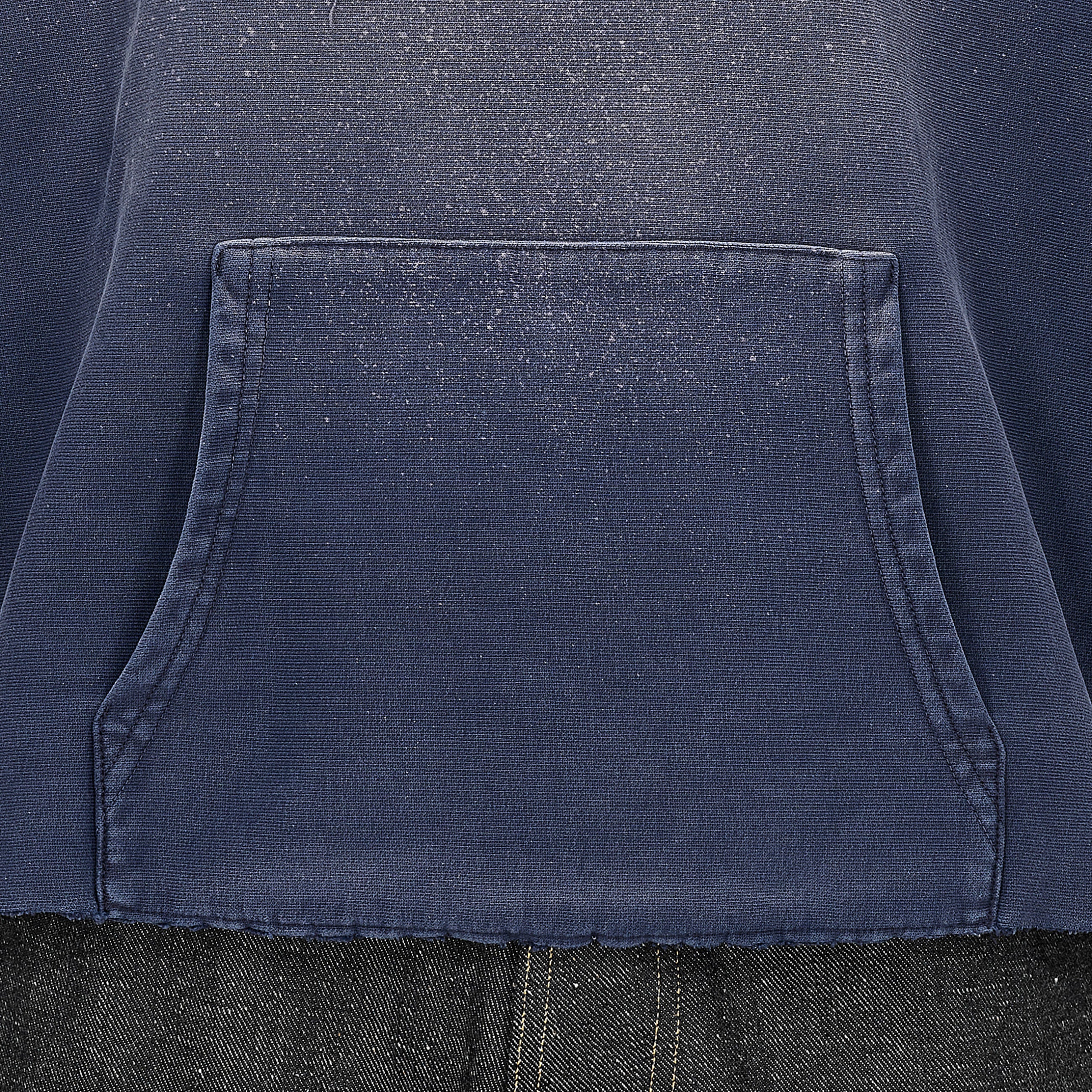 EMBROIDERY LOGO HOODY BLUE PURPLE