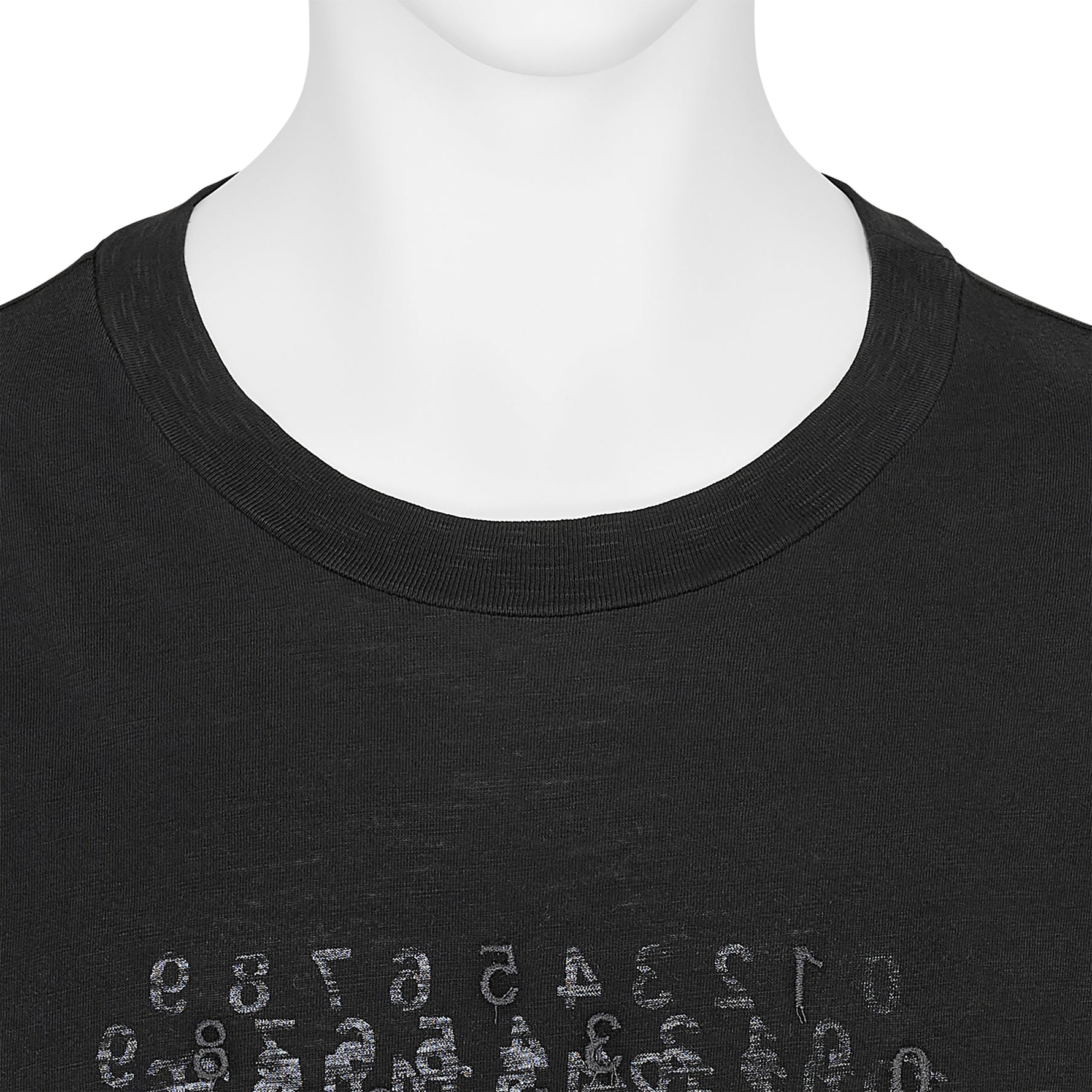 EMBROIDERY TEE SHIRT BLACK