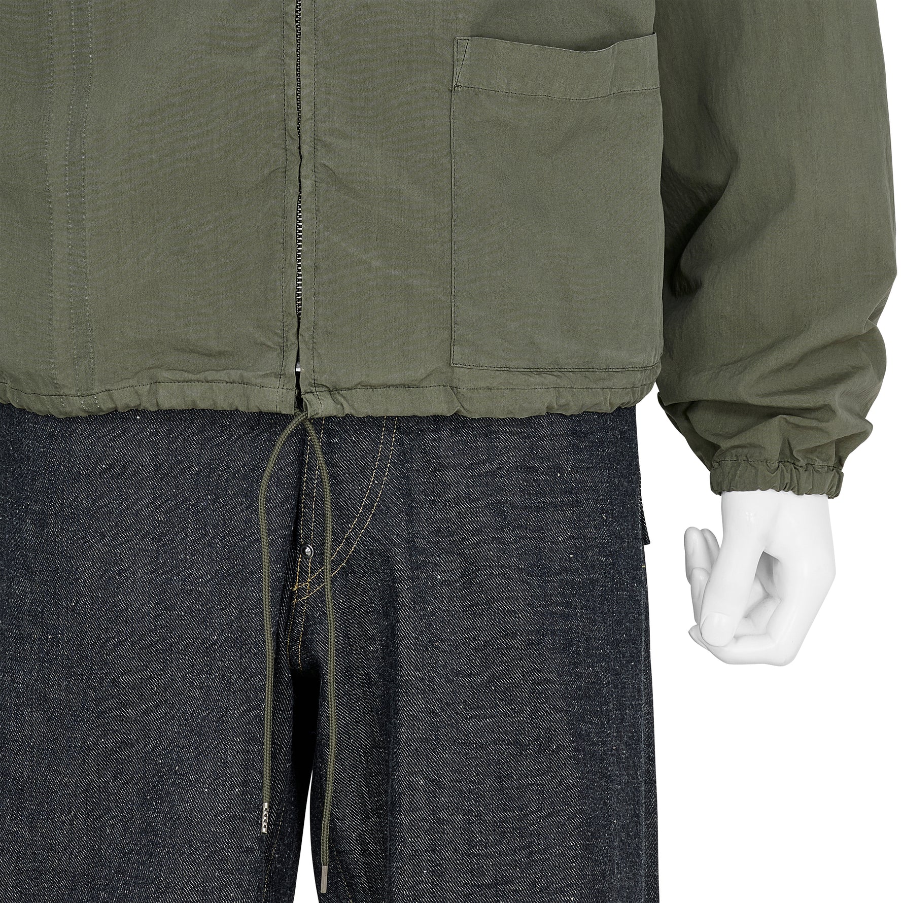 VINTAGE STYLE SPORTS WEAR JACKET KHAKI