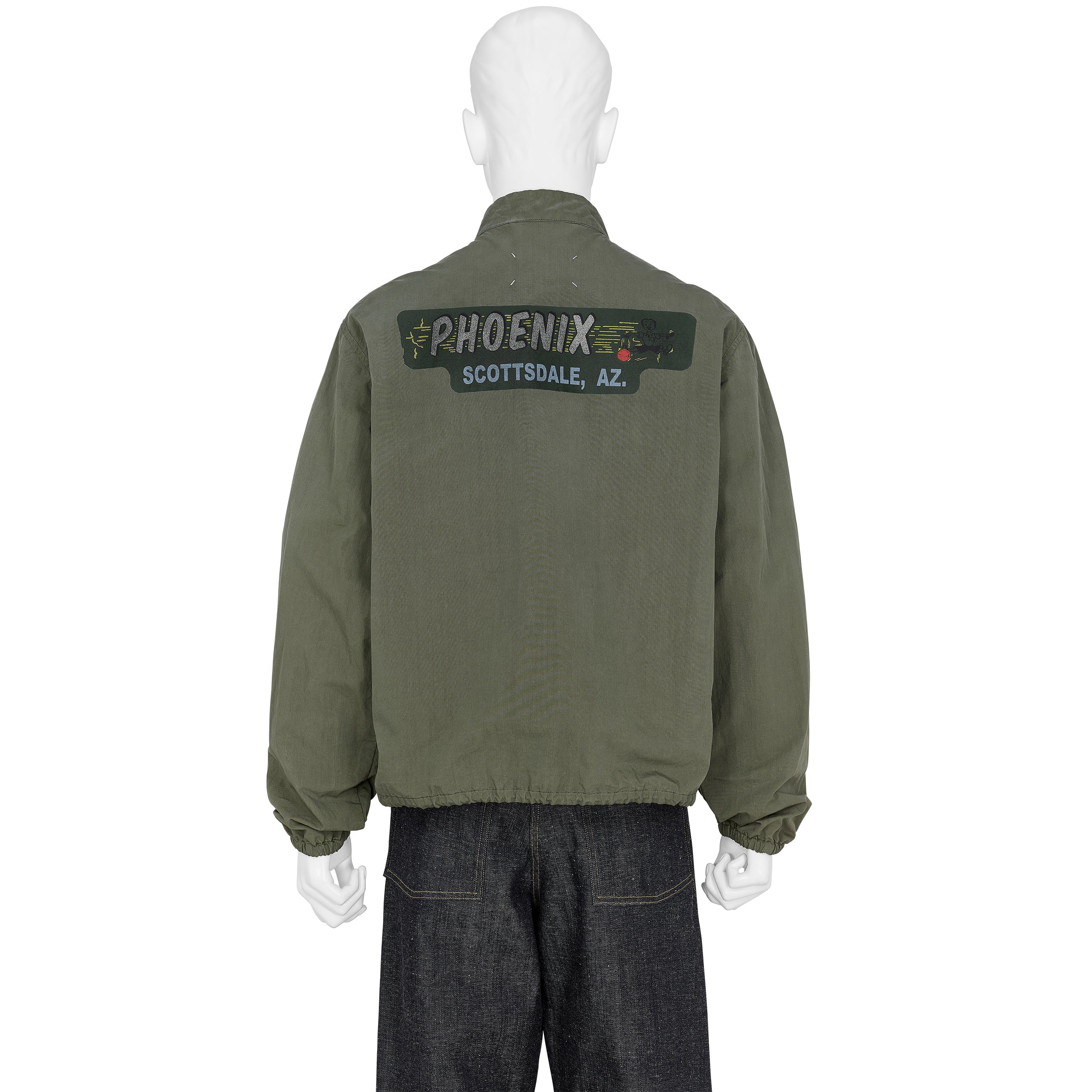 VINTAGE STYLE SPORTS WEAR JACKET KHAKI