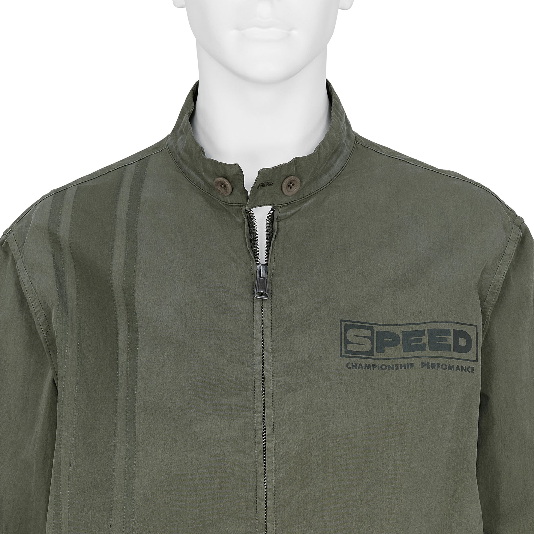 VINTAGE STYLE SPORTS WEAR JACKET KHAKI