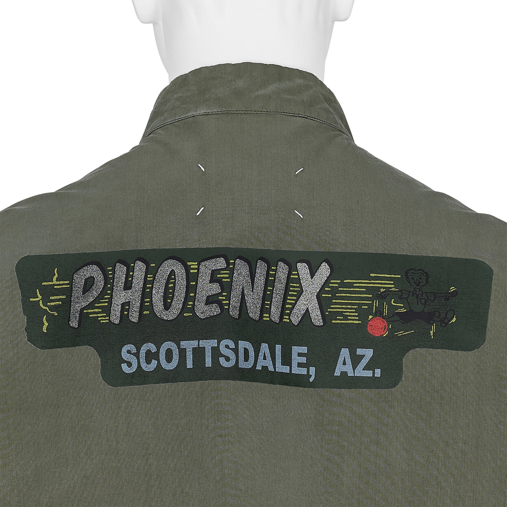VINTAGE STYLE SPORTS WEAR JACKET KHAKI