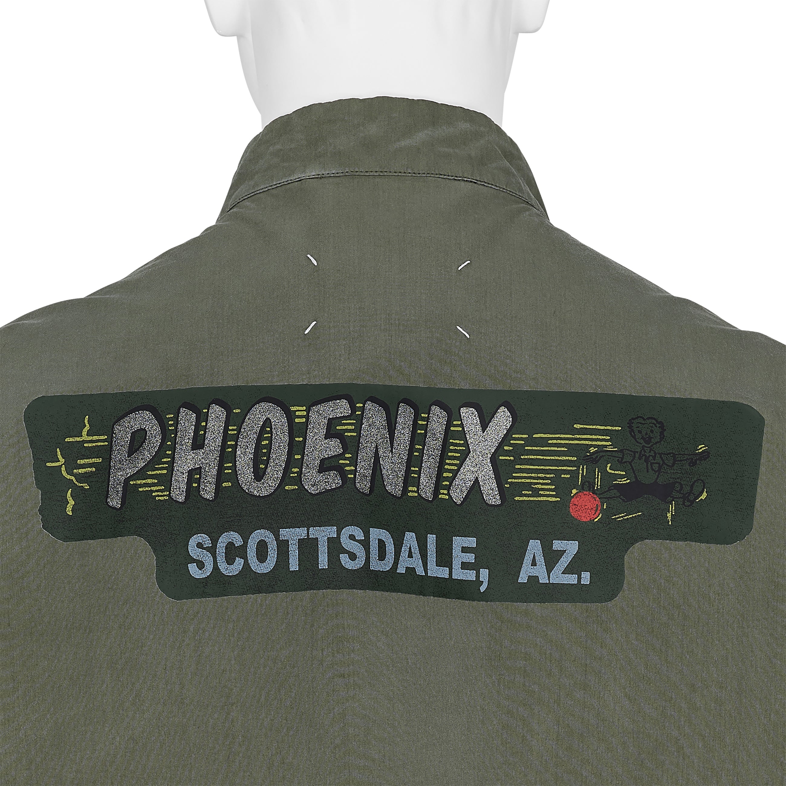 VINTAGE STYLE SPORTS WEAR JACKET KHAKI