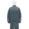 DAMAGED DENIM COVERALL INDIGO