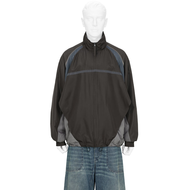 PANEL TRACK JACKET BROWN