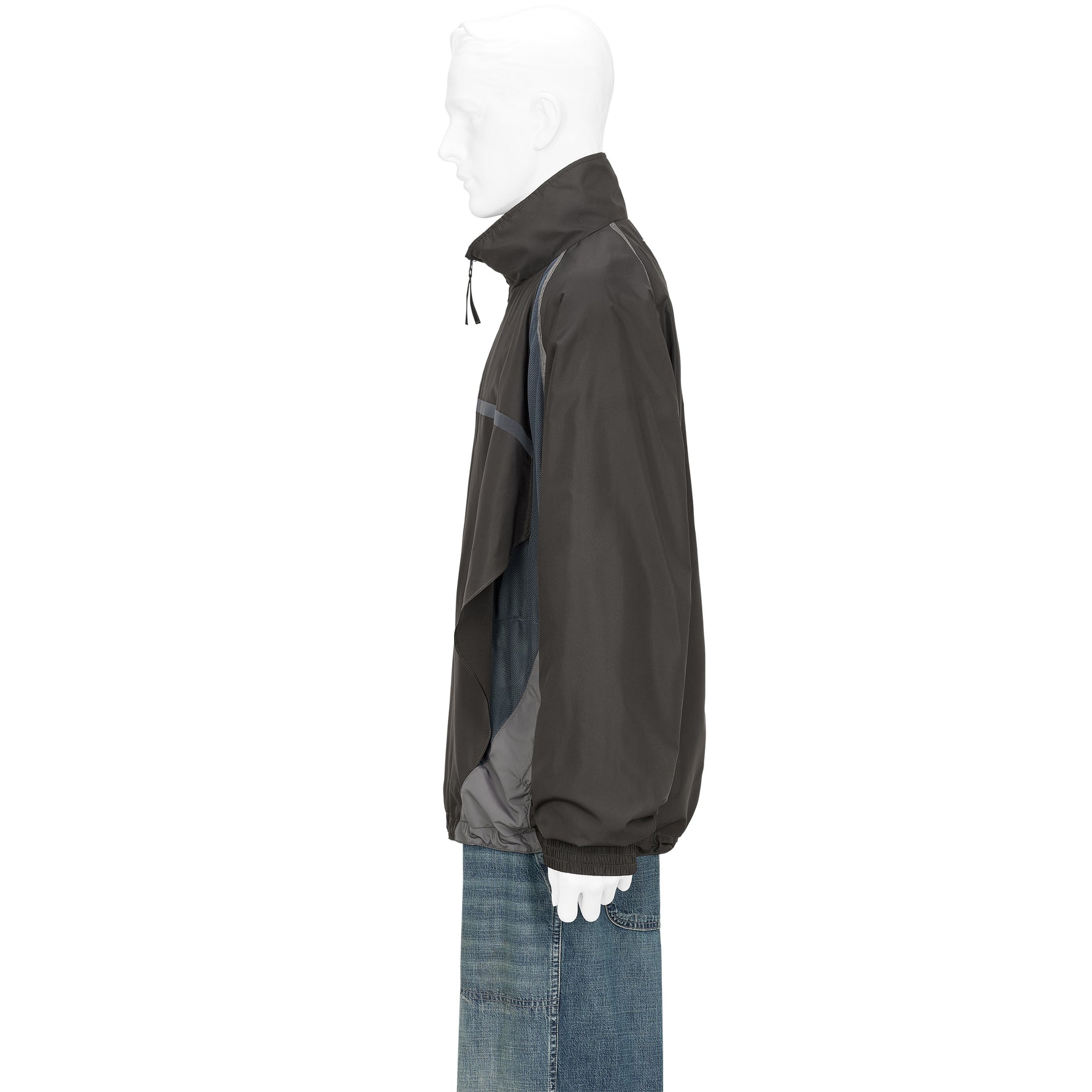 PANEL TRACK JACKET BROWN