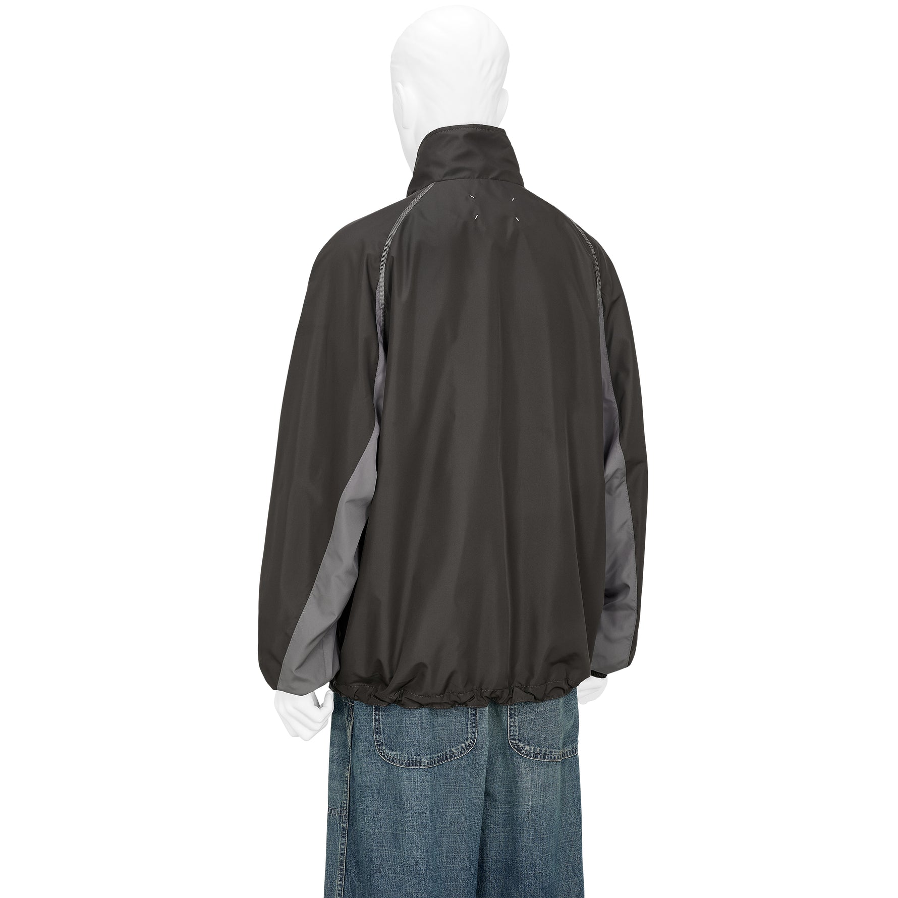PANEL TRACK JACKET BROWN