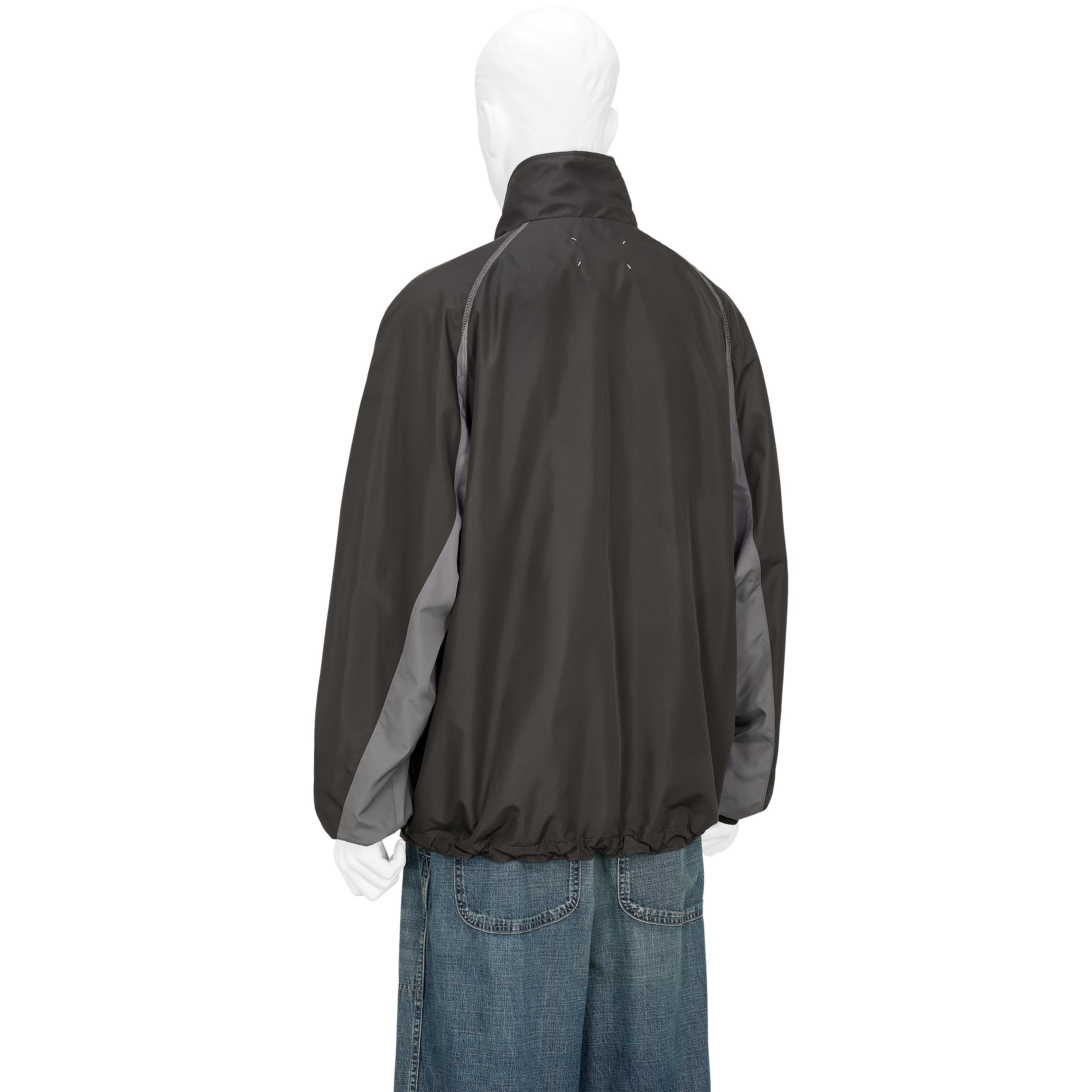 PANEL TRACK JACKET BROWN