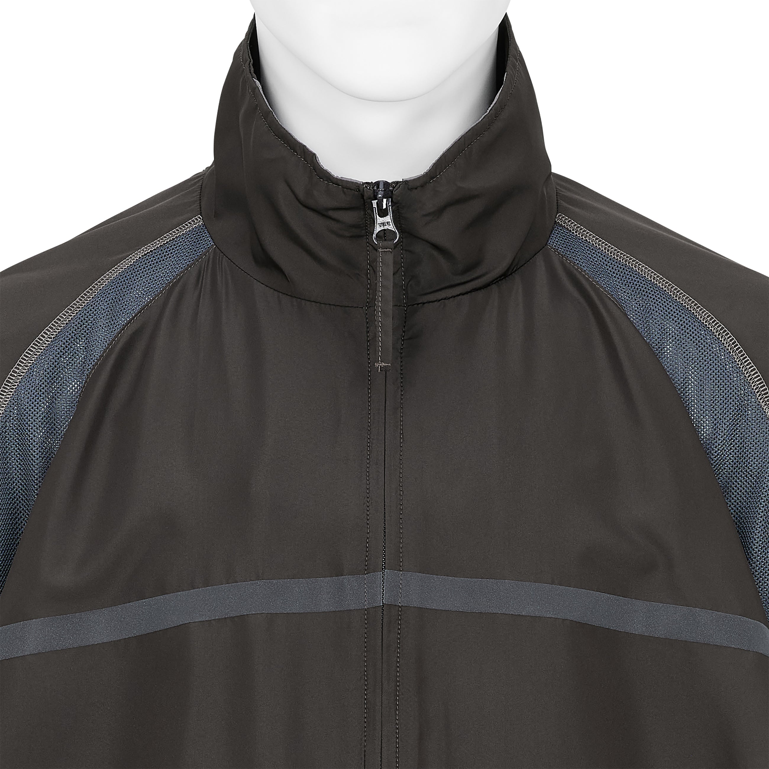 PANEL TRACK JACKET BROWN