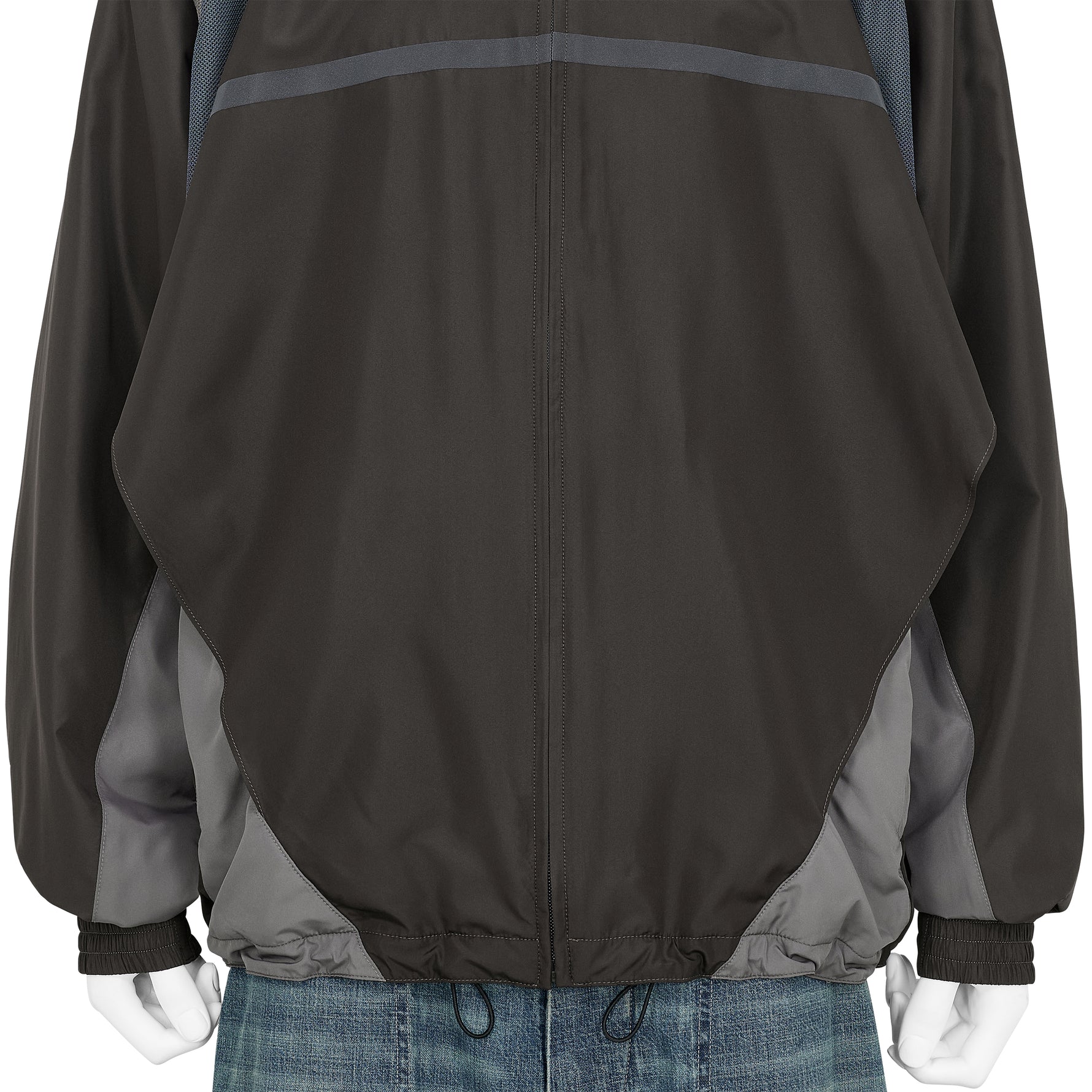 PANEL TRACK JACKET BROWN