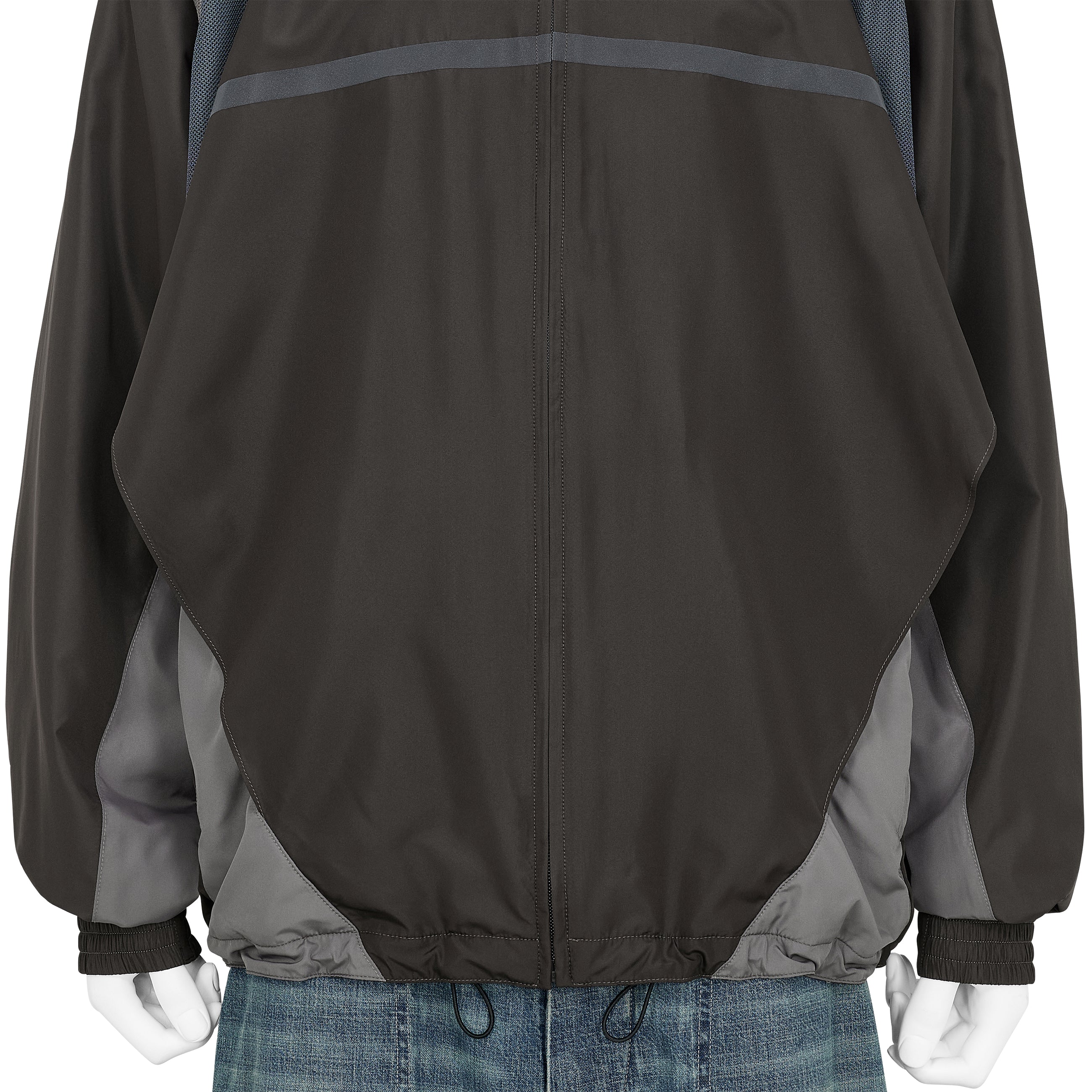 PANEL TRACK JACKET BROWN