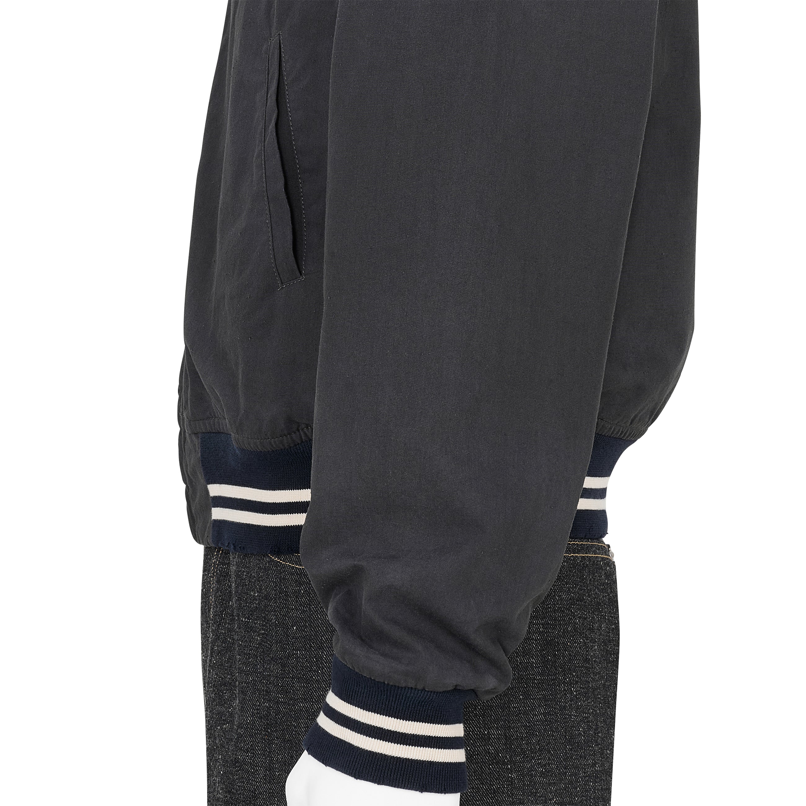 リップヴァンウィンクル レーヨン トラックジャケット　soloist マルジェラ VIRSITY JACKET WASHED BLACK - Maison Margiela(メゾン マルジェラ