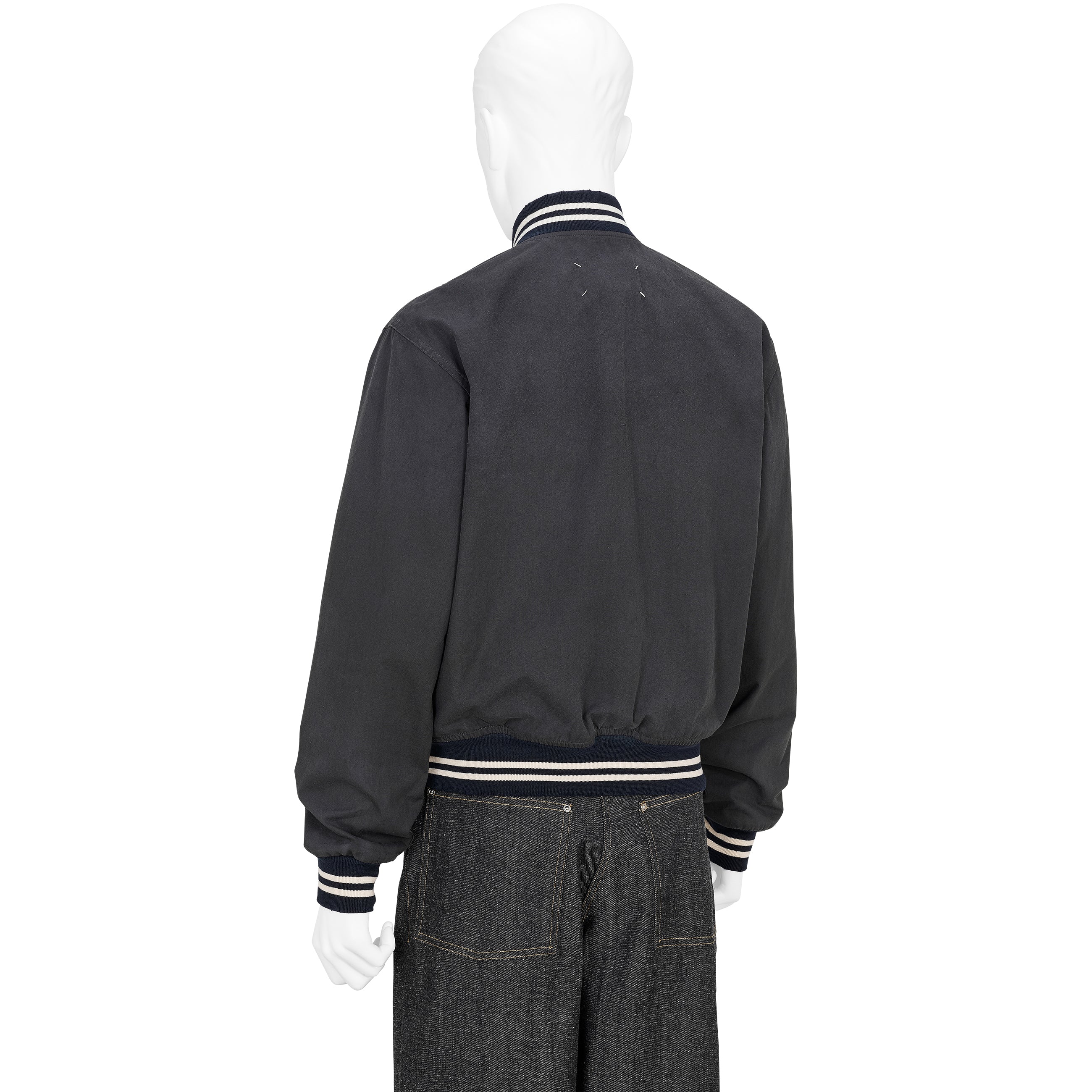 VIRSITY JACKET WASHED BLACK - Maison Margiela(メゾン マルジェラ