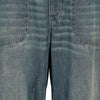 DAMAGED DENIM PANTS INDIGO