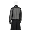 MESH SHIRT WITH ZIP BLACK