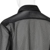 MESH SHIRT WITH ZIP BLACK