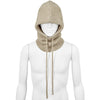 DAMAGED WOOL HOOD IVORY