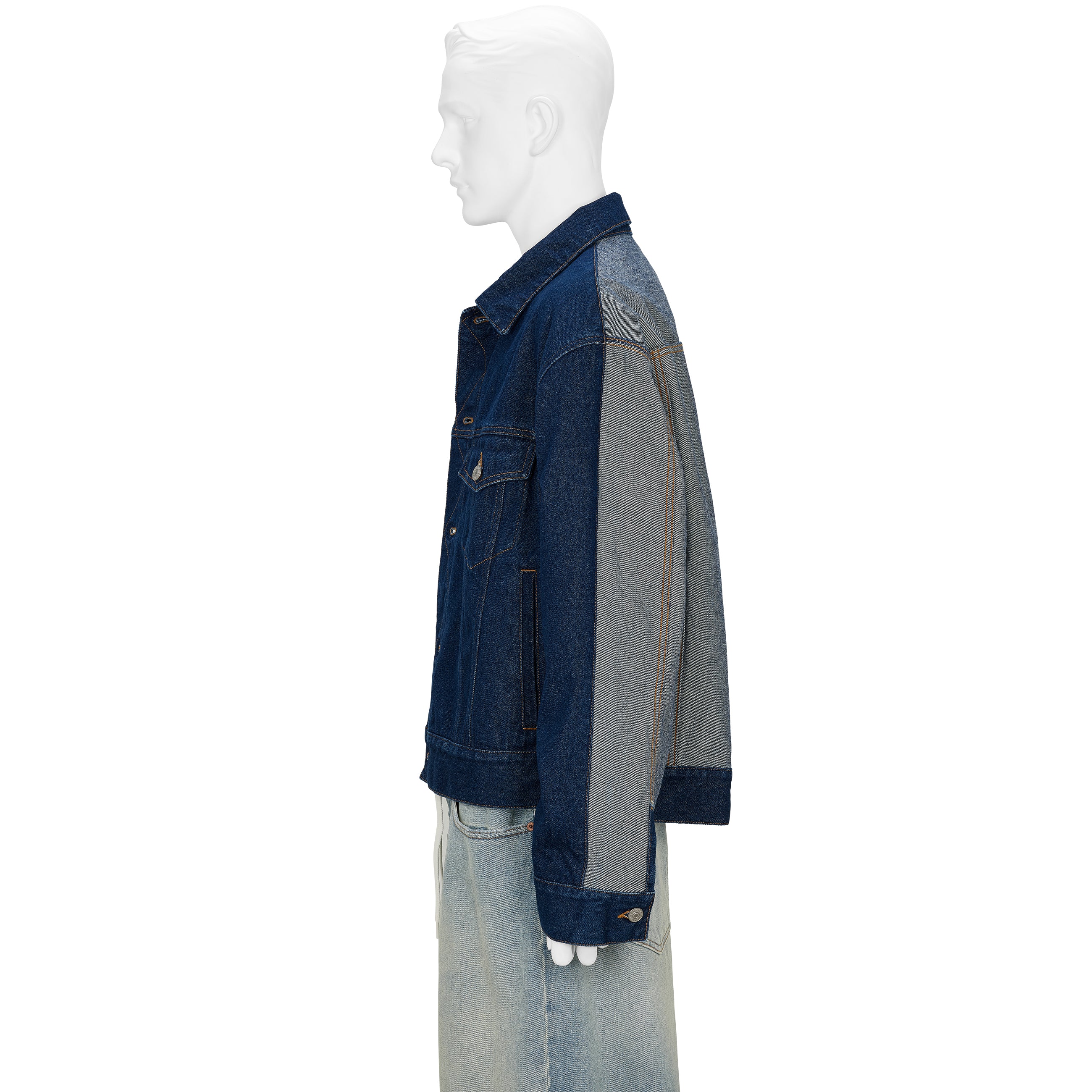 INSIDEOUT DENIM JACKET BLUE - MM6 MAISON MARGIELA(エムエム