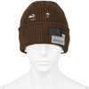 DAMAGED KNIT CAP BROWN