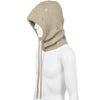 DAMAGED WOOL HOOD IVORY