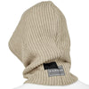 DAMAGED WOOL HOOD IVORY