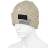 DAMAGED KNIT CAP IVORY