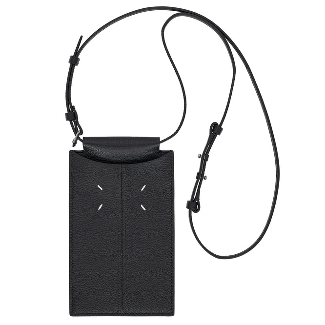 LEATHER MOBILE CASE BLACK