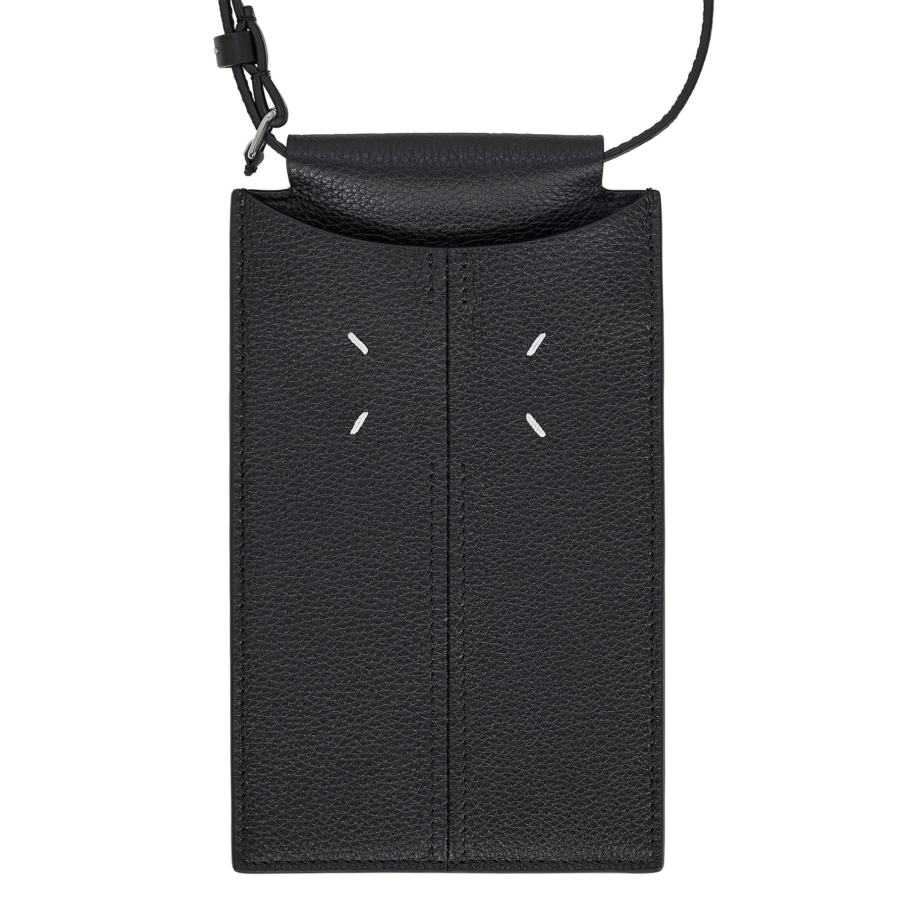 LEATHER MOBILE CASE BLACK