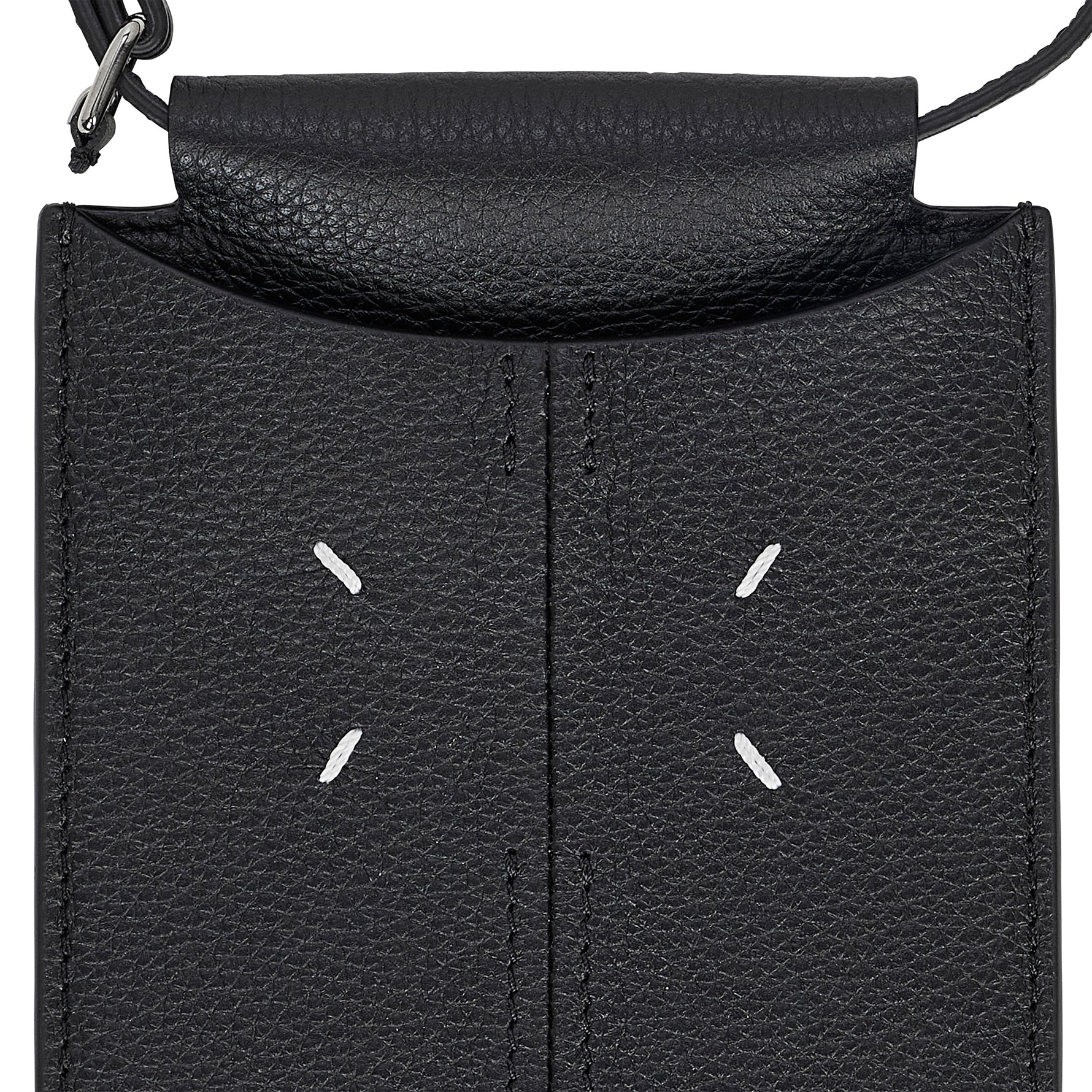 LEATHER MOBILE CASE BLACK